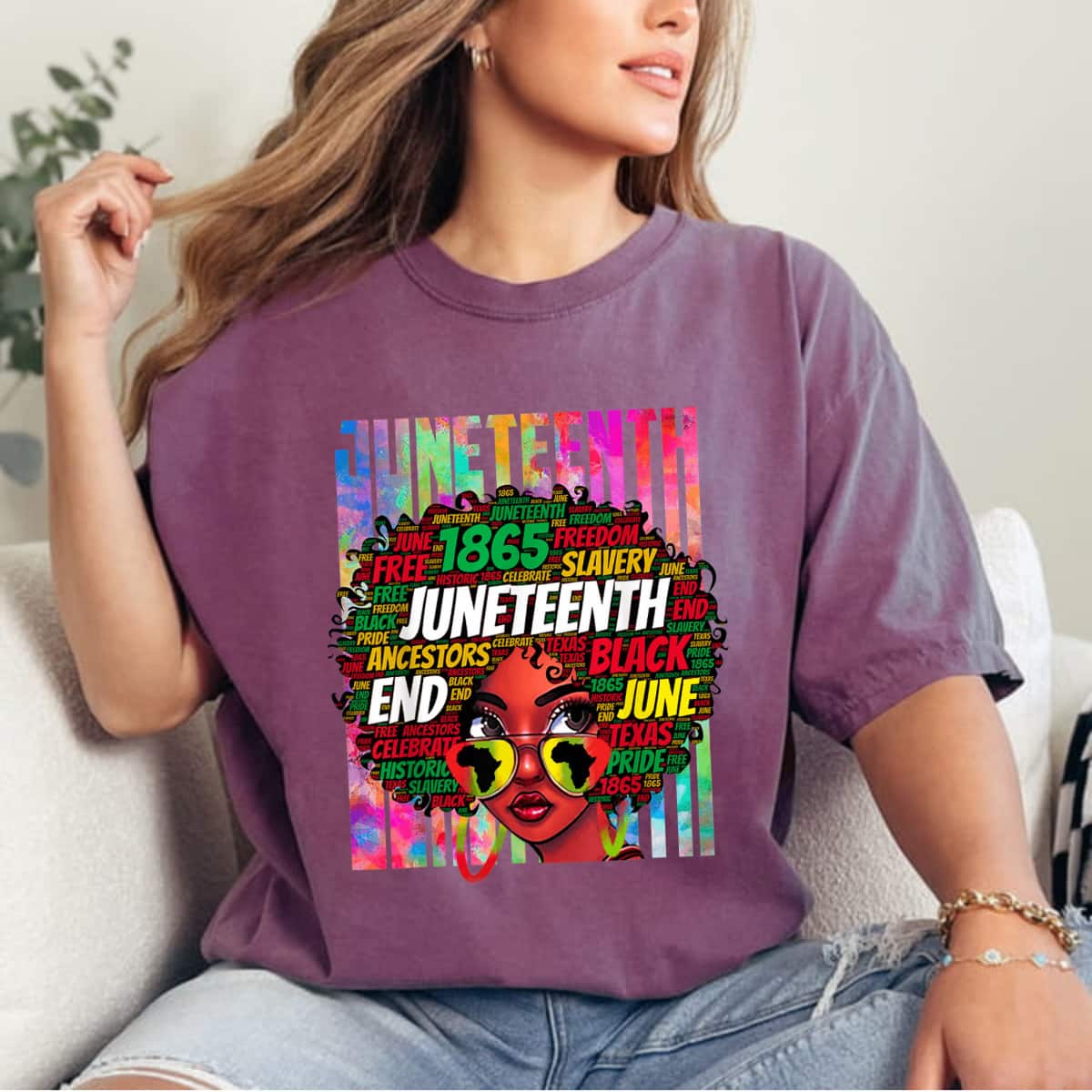 Strong Women Juneteenth Freedom Day African American June 19th Junenth T-Shirt Strong Women Juneteenth Freedom Day African American June 19th Junenth T-Shirt