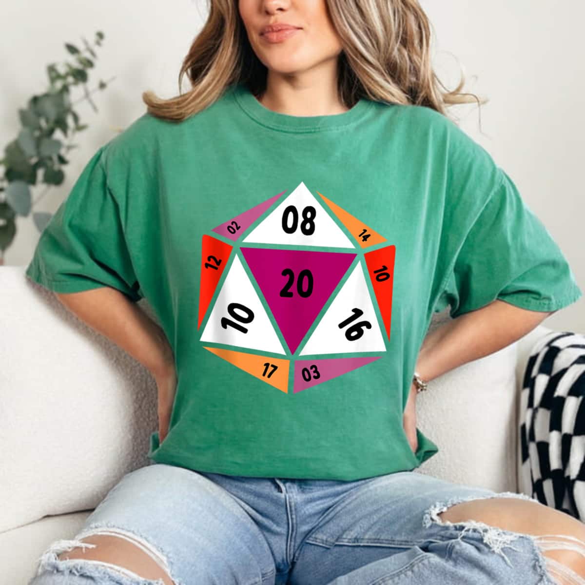 Lesbian Pride D20 Dice Gay Woman LGBTQ Ally Gender Equality T-Shirt Lesbian Pride D20 Dice Gay Woman LGBTQ Ally Gender Equality T-Shirt