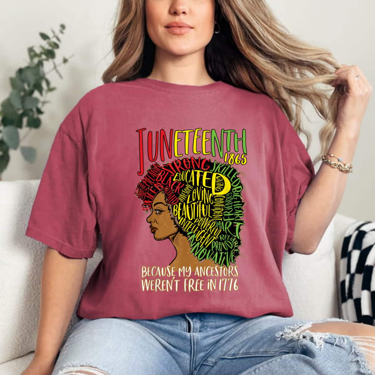 Strong Women Juneteenth Powerful Freedom Day African American T-Shirt Strong Women Juneteenth Powerful Freedom Day African American T-Shirt