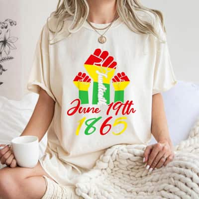 Strong Women Juneteenth June 19th 1865 T-Shirt