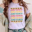 Strong Women Juneteenth African American Black History T-Shirt