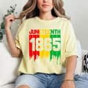 Strong Women Funny Juneteenth 1865 African Boy Girl Kid T-Shirt Strong Women Funny Juneteenth 1865 African Boy Girl Kid T-Shirt