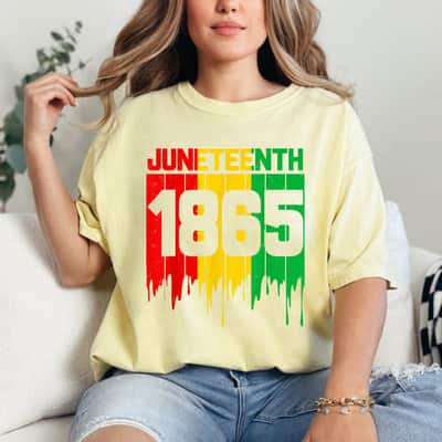 Strong Women Funny Juneteenth 1865 African Boy Girl Kid T-Shirt