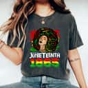 Strong Women Juneteenth 1865 Black African American Ancestors Freedom T-Shirt Strong Women Juneteenth 1865 Black African American Ancestors Freedom T-Shirt