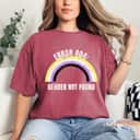 Error 404 Gender Not Found Nonbinary Flag Non Binary Pride T-Shirt
