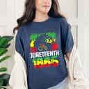 Strong Women Juneteenth Is My Independence Day Black Women Black Pride T-Shirt
