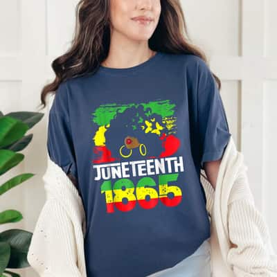 Strong Women Juneteenth Is My Independence Day Black Women Black Pride T-Shirt