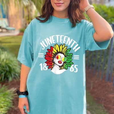 Strong Women Juneteenth Women June 19th 1875 African Freedom Day T-Shirt