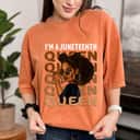 Strong Women Juneteenth Queen Swag Black Melanin Natural Hair Afro Women T-Shirt Strong Women Juneteenth Queen Swag Black Melanin Natural Hair Afro Women T-Shirt