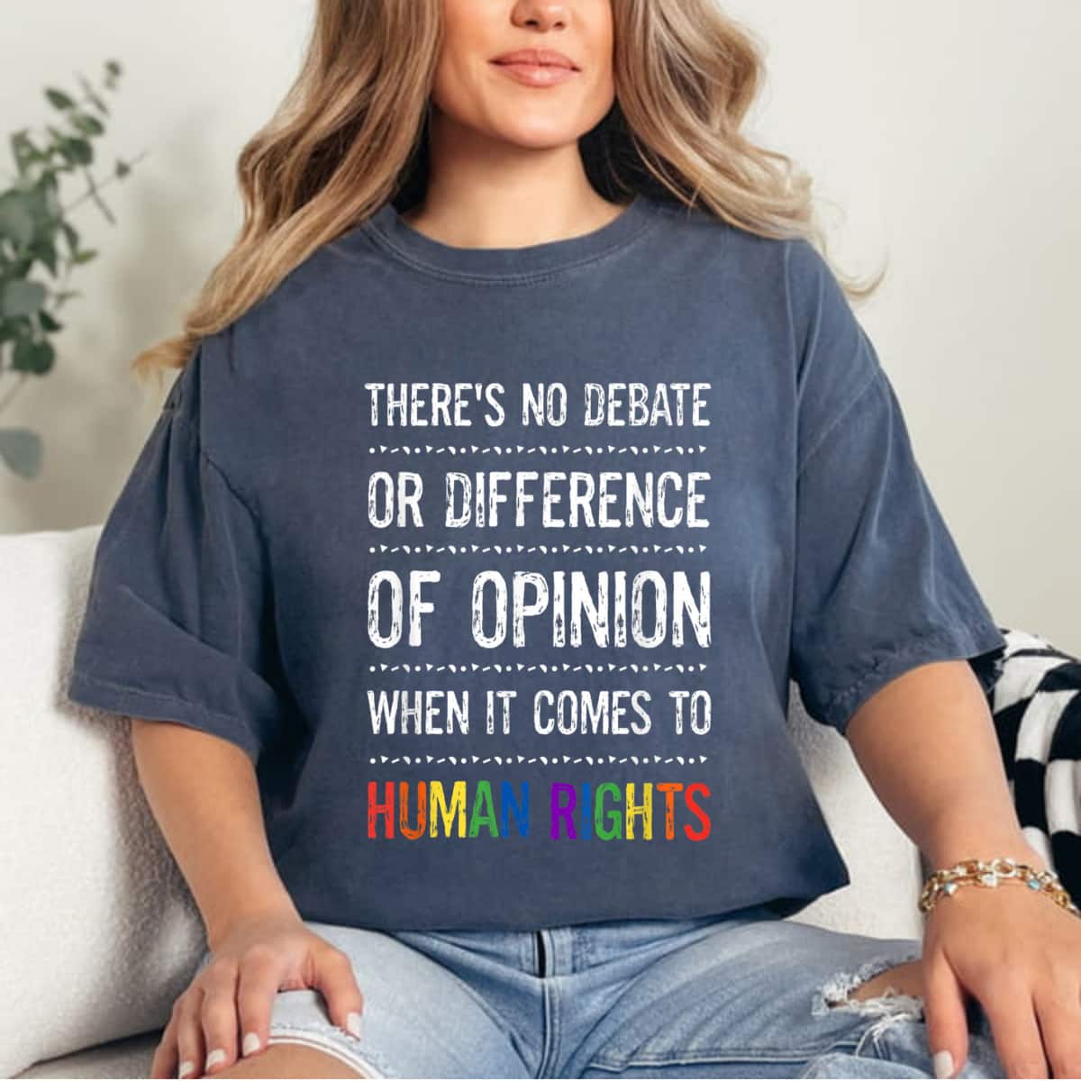Gay Human Rights There's No Debate Or Opinion LGBTQ Equality T-Shirt Gay Human Rights There's No Debate Or Opinion LGBTQ Equality T-Shirt