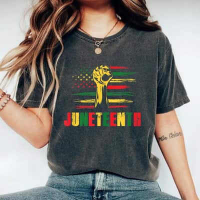 Strong Women 19th Of June 1865 - Black History Month Juneteenth T-Shirt