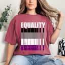 LGBT-Q Equality Asexual Pride LGBT-Q Ally Rainbow Flag T-Shirt