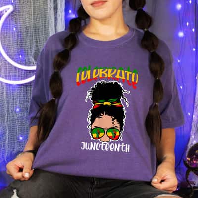 Strong Women History Of Afircan American Afro Women June 19th Juneteenth T-Shirt