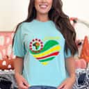 Strong Women Juneteenth Heart Africa Fist June 19th 1865 T-Shirt Strong Women Juneteenth Heart Africa Fist June 19th 1865 T-Shirt