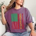 Strong Women Juneteenth American Flag T-Shirt