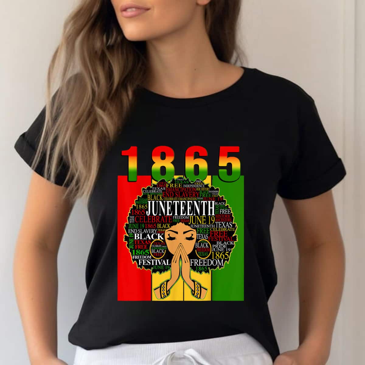 Strong Women Juneteenth 1865 Independence Black Melanin Queen Afro Women T-Shirt Strong Women Juneteenth 1865 Independence Black Melanin Queen Afro Women T-Shirt
