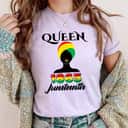 Strong Women Juneteenth Women Girls Queen Afro Melanin Black Girl Magic T-Shirt