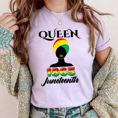 Strong Women Juneteenth Women Girls Queen Afro Melanin Black Girl Magic T-Shirt