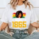 Strong Women Juneteenth 1865 African Woman American United States Freedom T-Shirt Strong Women Juneteenth 1865 African Woman American United States Freedom T-Shirt