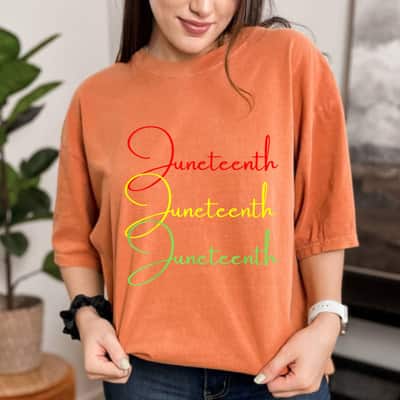 Strong Women Juneteenth African American Freedom Black History T-Shirt