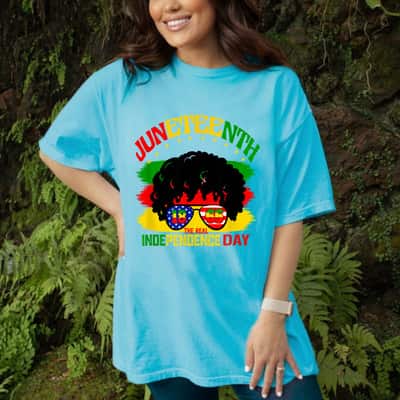 Strong Women 1865 Juneteenth Is My Independence Day Black Men Boys Women T-Shirt