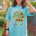 Sunflower Fist Juneteenth Black History African American T-Shirt