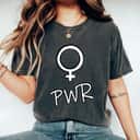 Womens Cute Delicate Subtle Girl Power Feminist T-Shirt Womens Cute Delicate Subtle Girl Power Feminist T-Shirt
