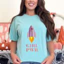 Girl Power Space Rocket And Girls T-Shirt Girl Power Space Rocket And Girls T-Shirt