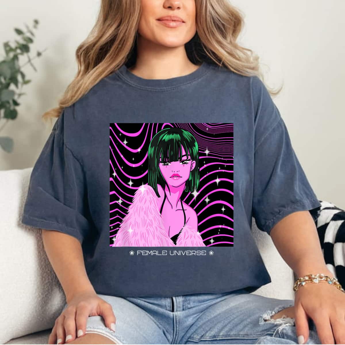 Aesthetic Feminist AF Egirl Girl Power Anime Indie Harajuku T-Shirt Aesthetic Feminist AF Egirl Girl Power Anime Indie Harajuku T-Shirt