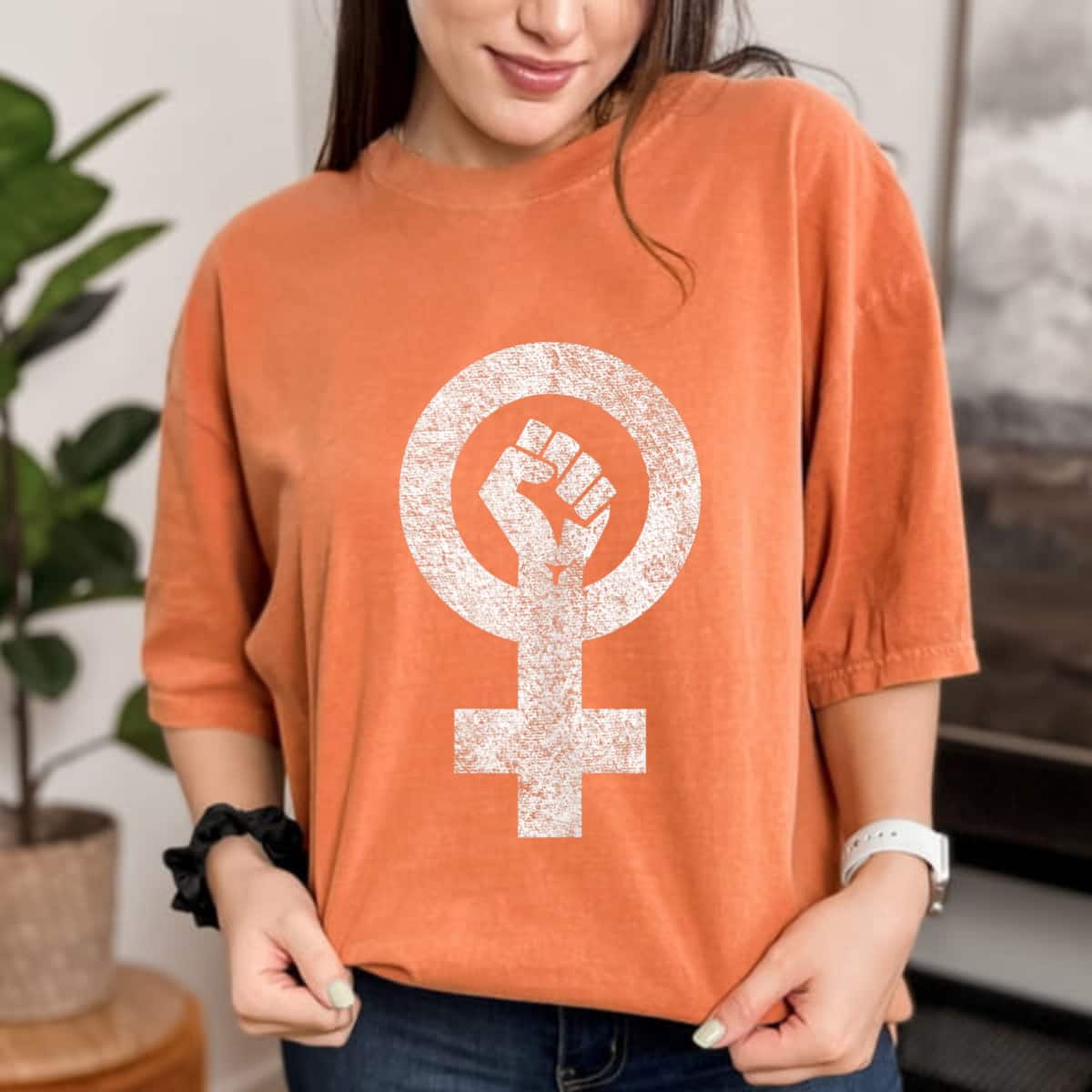 Feminism Symbol Rights Girl Power Gender Equality T-Shirt Feminism Symbol Rights Girl Power Gender Equality T-Shirt