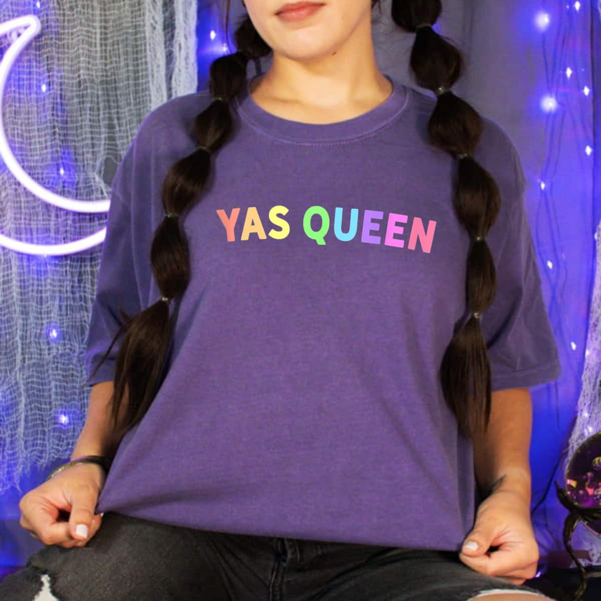 Feminist Girl Power YAS QUEEN Yas Kween LGBTQ Rainbow Drag T-Shirt Feminist Girl Power YAS QUEEN Yas Kween LGBTQ Rainbow Drag T-Shirt