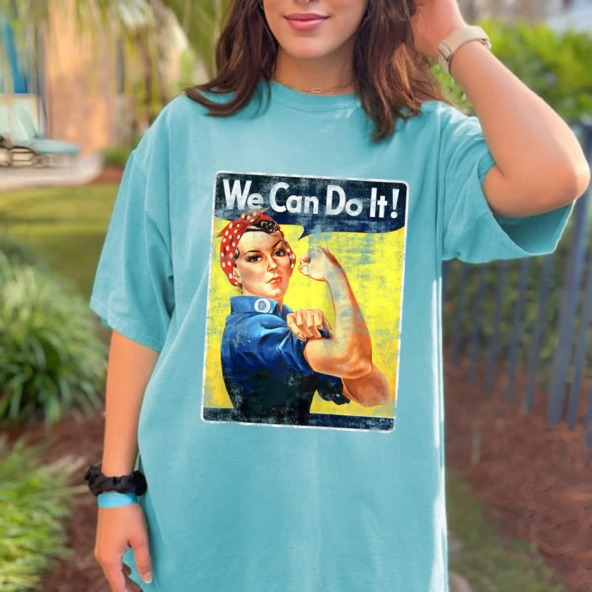 We Can Rosie The Riveter Do It Feminist Girl Power T-Shirt We Can Rosie The Riveter Do It Feminist Girl Power T-Shirt