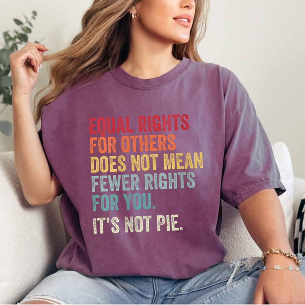 Womens Equal Rights For Others Does Not Mean - EQUALITY T-Shirt Womens Equal Rights For Others Does Not Mean - EQUALITY T-Shirt