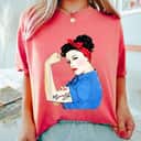 Mom Life Tattoo Heart Girl Power Pinup Retro Mommy T-Shirt