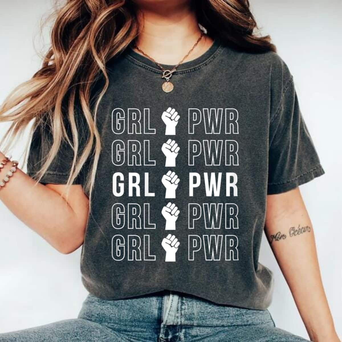 Feminist Girl Power For T-Shirt Feminist Girl Power For T-Shirt