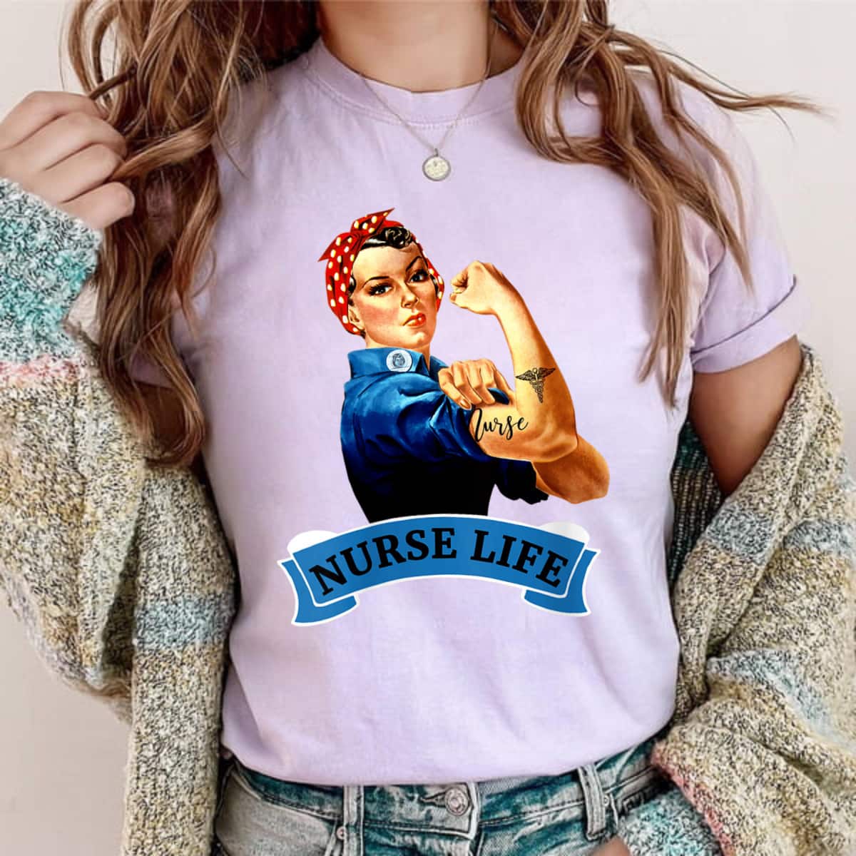 Womens Rosie The Riveter Vintage Nurse Life RN Appreciation Gift T-Shirt Womens Rosie The Riveter Vintage Nurse Life RN Appreciation Gift T-Shirt