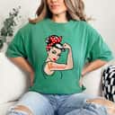 Womens Vaccinated Rosie The Riveter T-Shirt