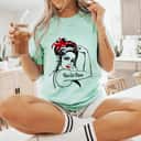 Female Race Car Driver Rosie The Riveter Pin Up Girl T-Shirt Female Race Car Driver Rosie The Riveter Pin Up Girl T-Shirt