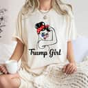 Trump Girl Rosie The Riveter Republican Gifts Pro Donald T-Shirt