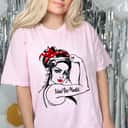 School Bus Monitor Rosie The Riveter Pin Up T-Shirt