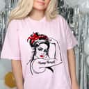 Massage Therapist Rosie The Riveter Pin Up T-Shirt Massage Therapist Rosie The Riveter Pin Up T-Shirt