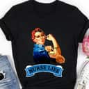 Rosie The Riveter Vintage Retro Nurse Life RN T-Shirt Rosie The Riveter Vintage Retro Nurse Life RN T-Shirt