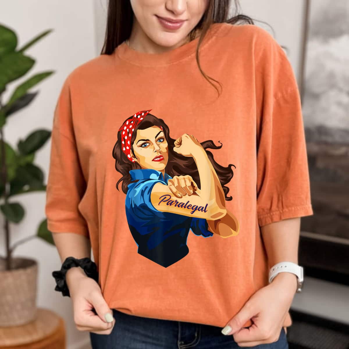 Rosie The Riveter - Woman Paralegal T-Shirt Rosie The Riveter - Woman Paralegal T-Shirt