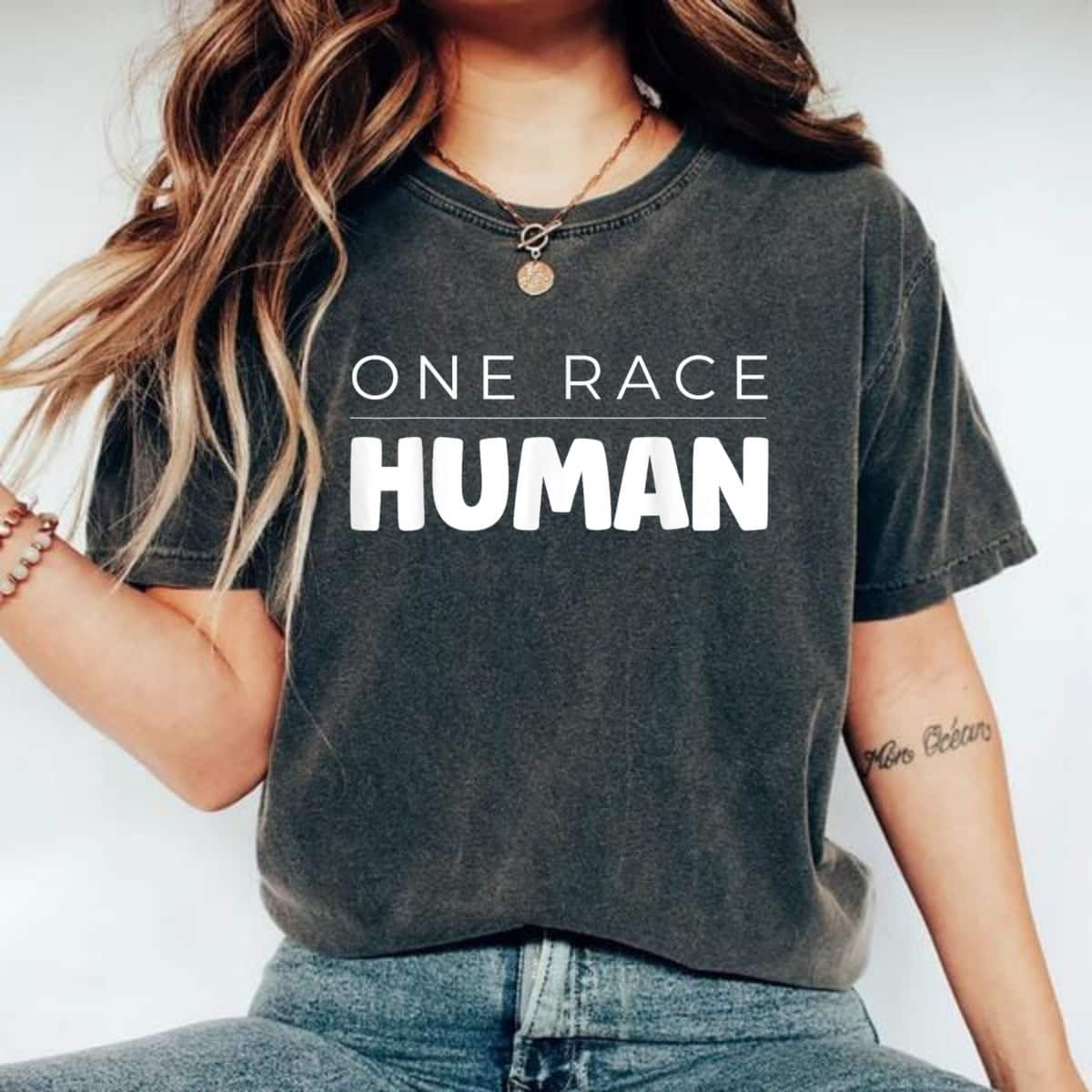 One Race Human Equality T-Shirt One Race Human Equality T-Shirt
