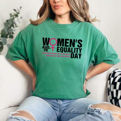 Womens August 26 - Equality Day T-Shirt