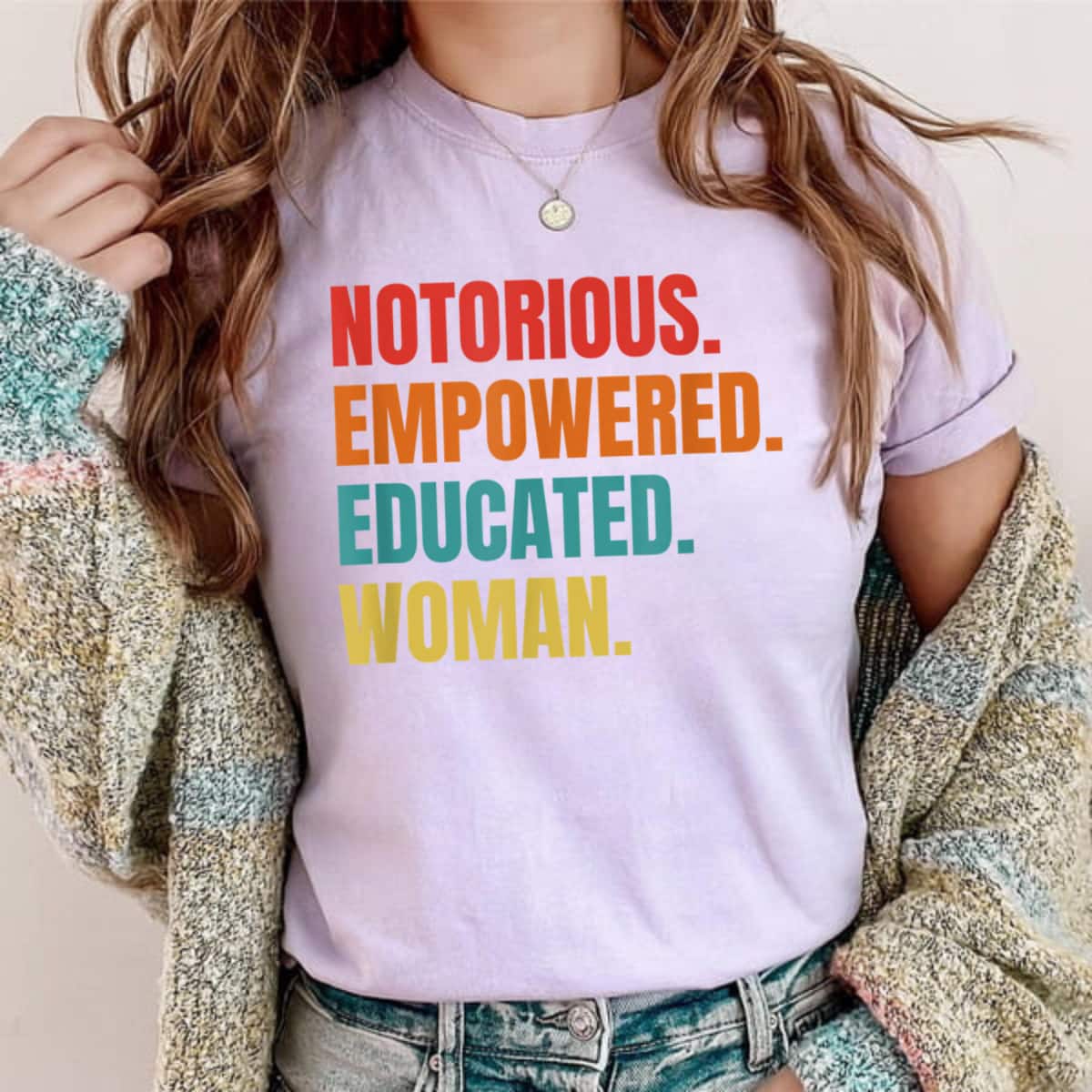 Feminist - Feminism - Notorious - Empowered - Educated T-Shirt Feminist - Feminism - Notorious - Empowered - Educated T-Shirt