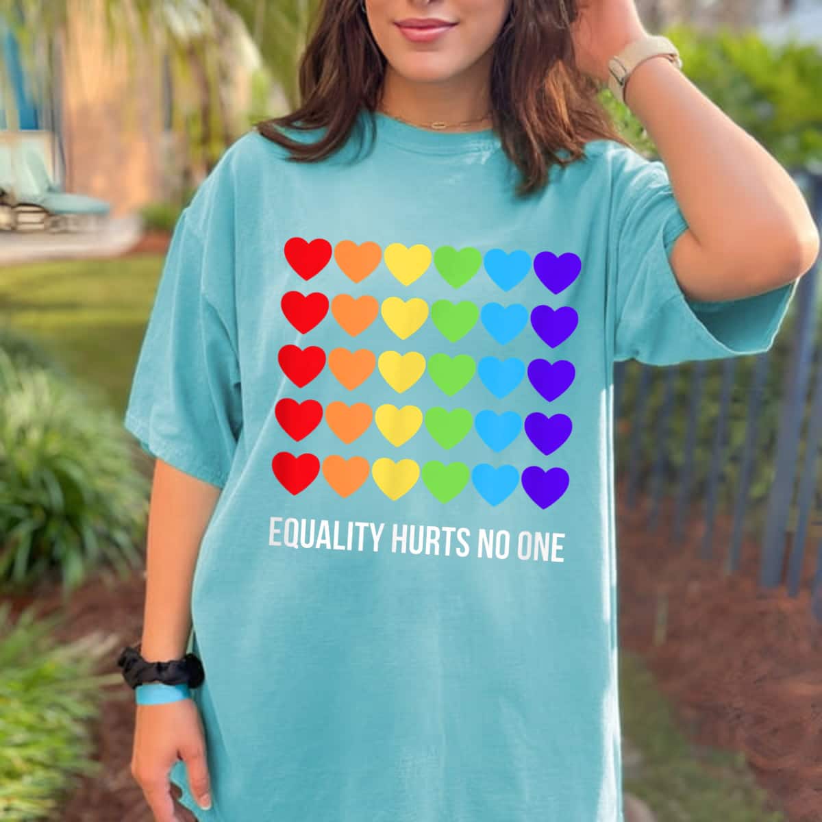 Equality Hurts No One LGBT Gay Pride Equality & Human Rights T-Shirt Equality Hurts No One LGBT Gay Pride Equality & Human Rights T-Shirt