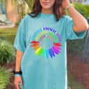 Sunflower Kindness Peace Equality Rainbow Flag LGBTQ Pride T-Shirt Sunflower Kindness Peace Equality Rainbow Flag LGBTQ Pride T-Shirt