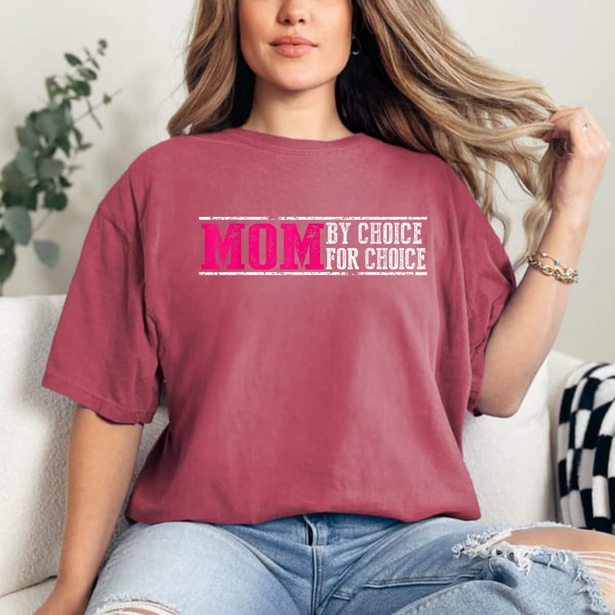 Mom By Choice For Choice Pro Choice Feminist Rights T-Shirt Mom By Choice For Choice Pro Choice Feminist Rights T-Shirt