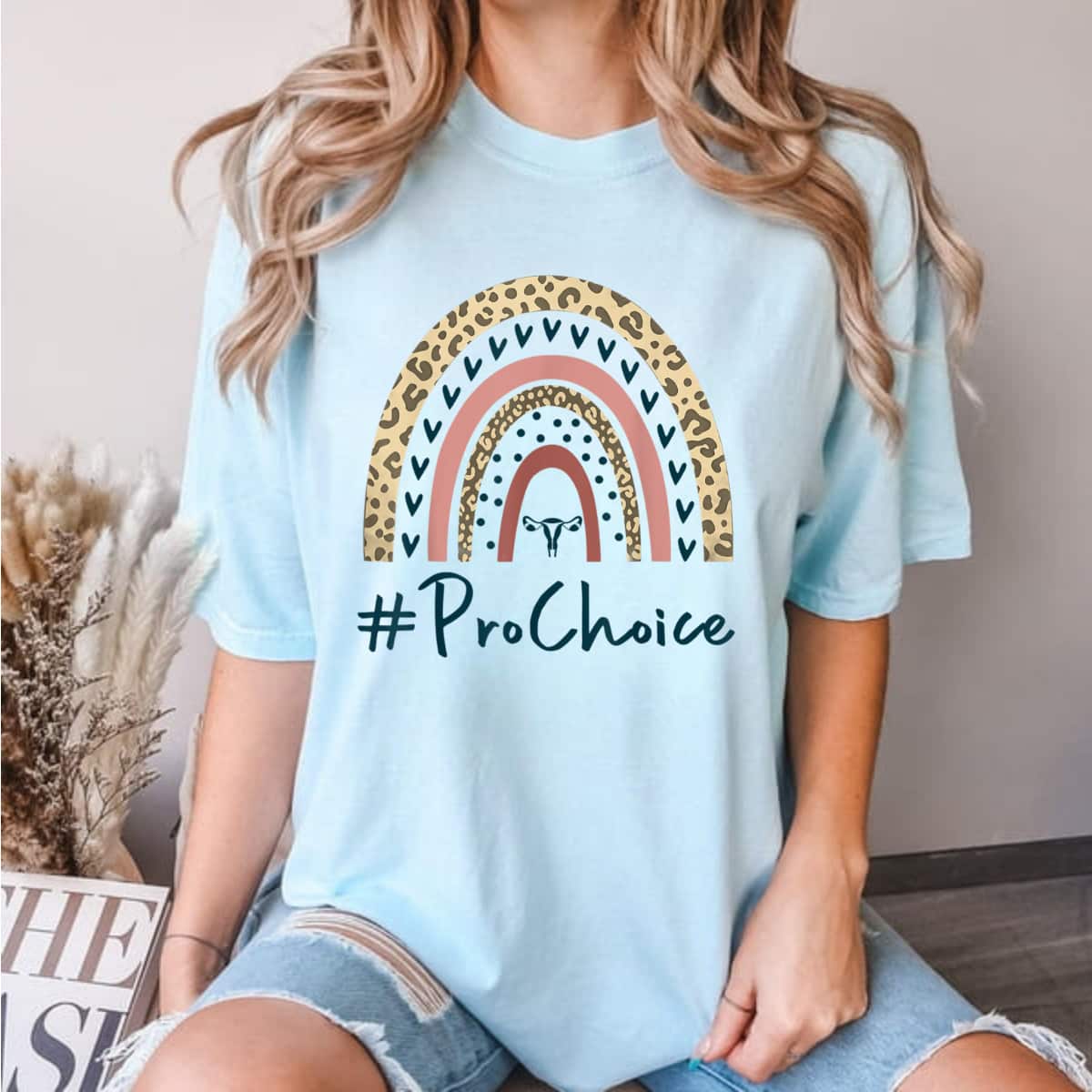 Pro Choice Leopard Rainbow Feminist Rights My Choice T-Shirt Pro Choice Leopard Rainbow Feminist Rights My Choice T-Shirt